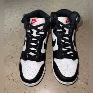 Nike Panda Dunk High sneakers size 7.5women
